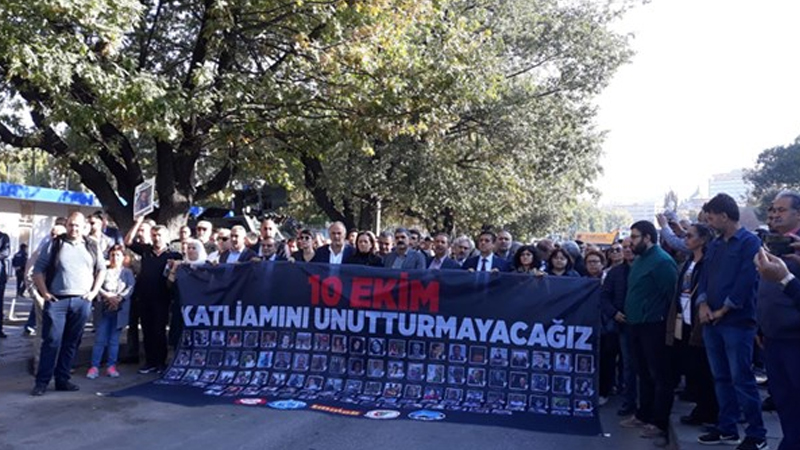 10 Ekim Ankara Katliamı'nda ölenler anıldı